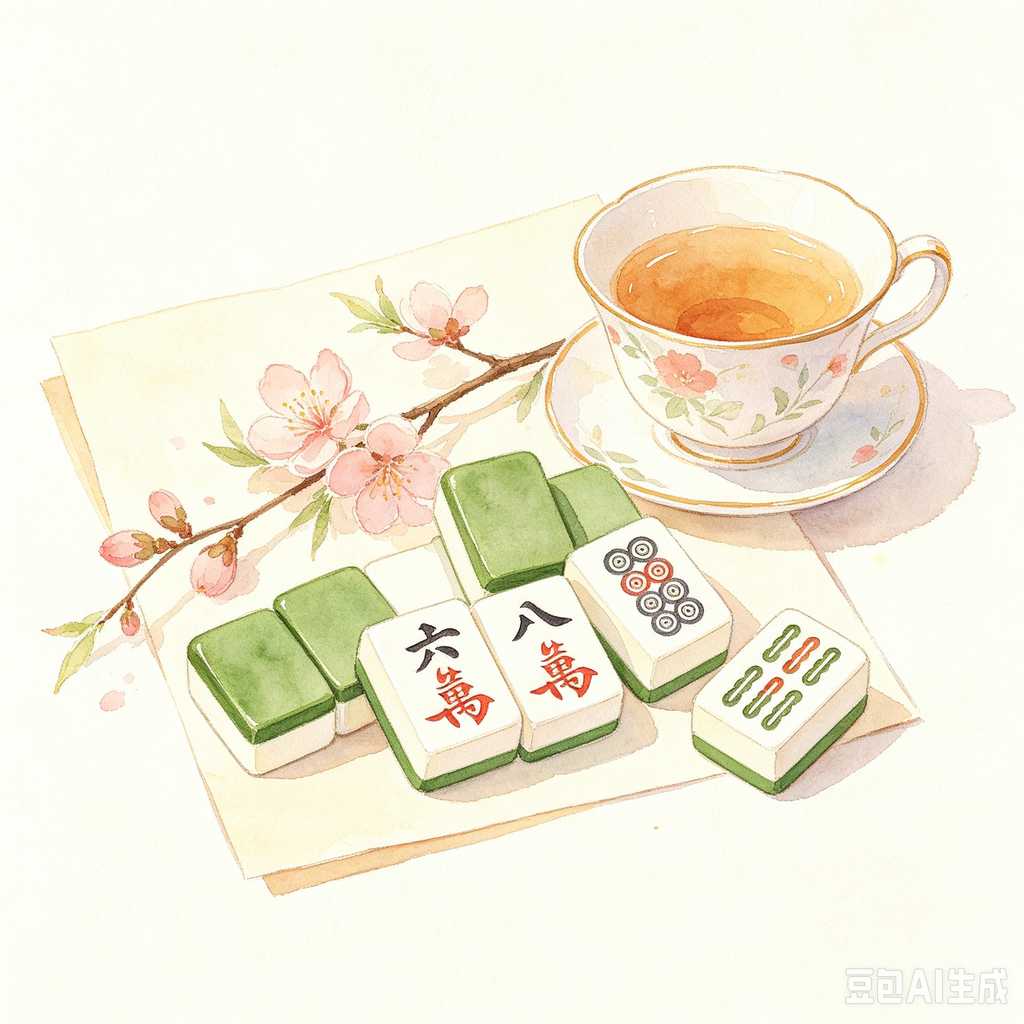 classic color mahjong tiles