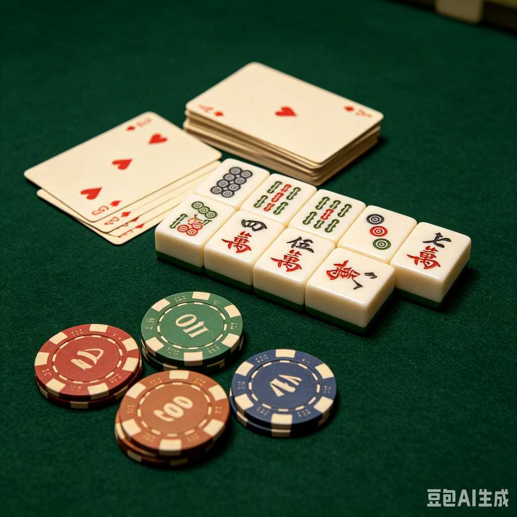 handheld mahjong tiles set